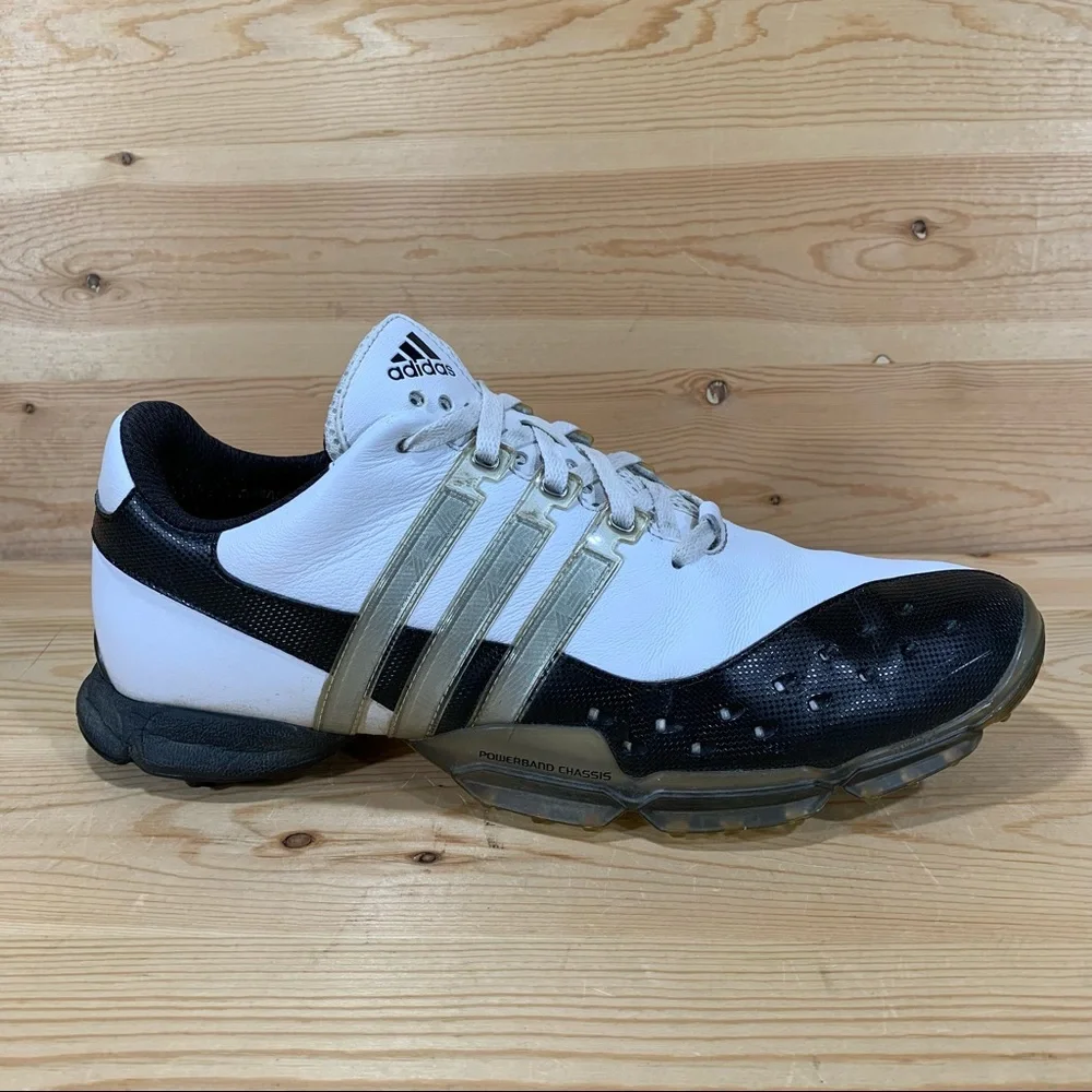Adidas FitFoam ClimaProof Traxion Golf Shoes Art # 675491 Men's 9 White/Black